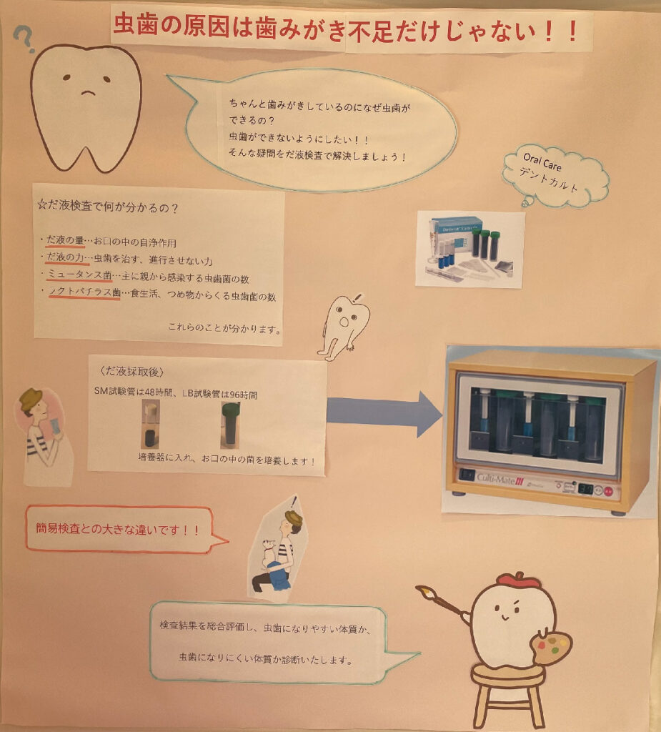 当医院のスタッフが作ったポスター